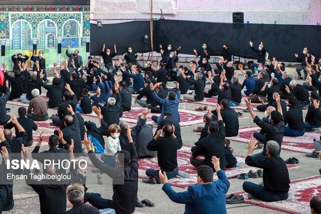 عزاداری مسجد احمدیه زنجان در عصر تاسوعا