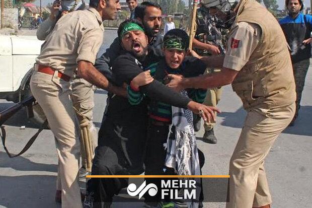 VIDEO: Indian Police clashes with Muslims mourning on Ashura