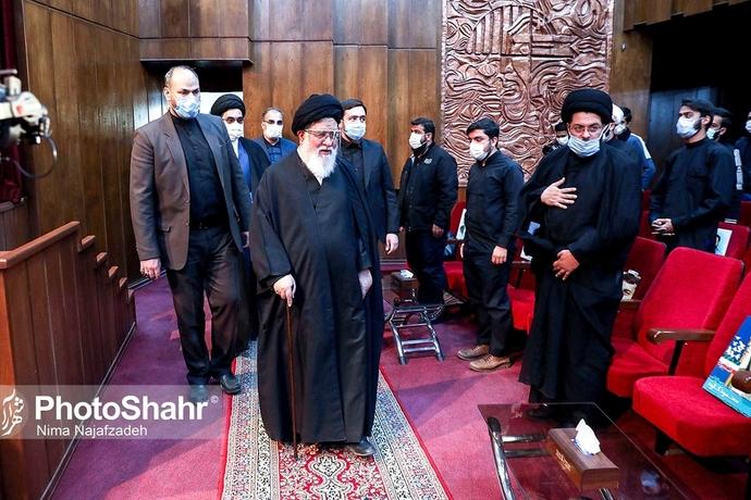 آیت الله علم الهدی با شیلد در دیدار با دانشجویان