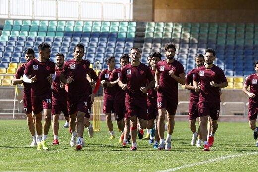 ریکاوری بازیکنان پرسپولیس بعد از بازی دوستانه