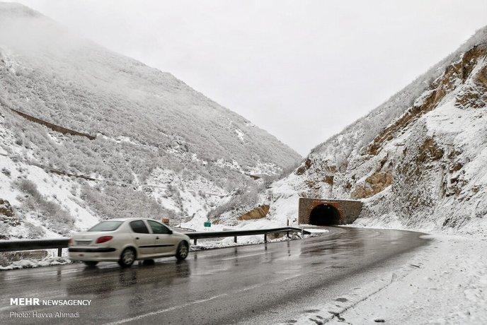 بارش برف پاییزی در« ورسک»