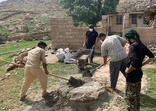 اردوی جهادی بسیج دانشجویی دانشگاه آزاد ایذه در بخش سوسن برگزار شد