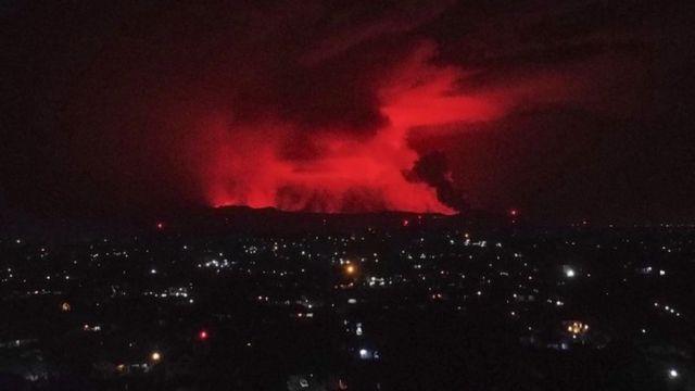 تخلیه شهر گوما در کنگو در پی فوران یک آتشفشان بزرگ