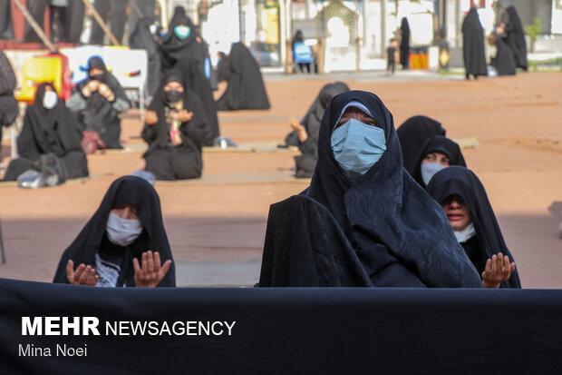 بوستان بانو مرضیه حدیدچی میزبان بانوان عزادار حسینی در ماه محرم