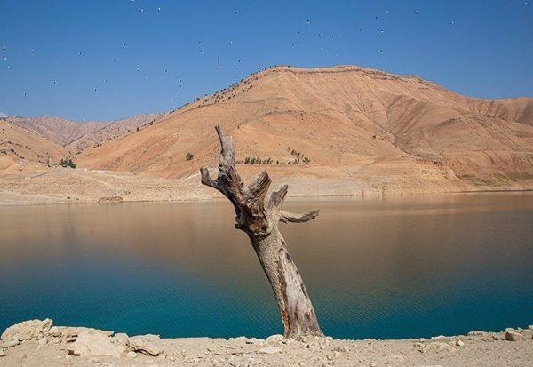 پدیدار شدن دوباره روستاهای زیرآب رفته سد کارون ۳