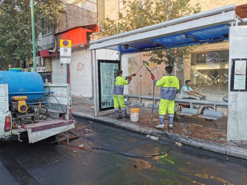 رفع نواقص و تأمین ملزومات ترافیکی در معابر مرکزی شهر تهران در حال انجام است