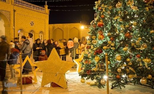 جشن سال نوی میلادی در جلفا، خانه تاریخی ارمنی های ایرانی