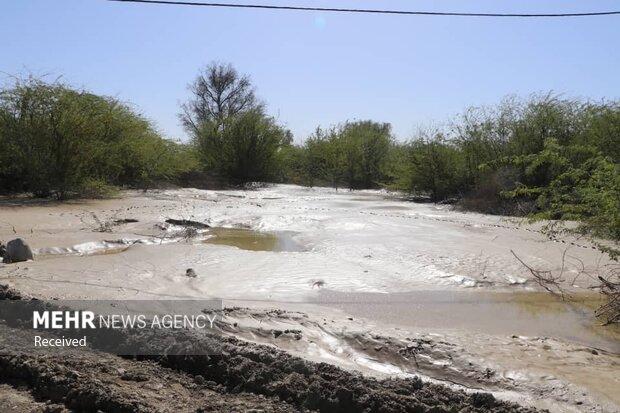 رودخانه روستای دروان کرج طغیان کرد