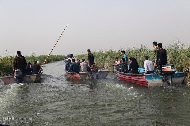 روزانه بیش از ۴۰۰۰ نفر از تالاب بین‌المللی شادگان بازدید می‌کنند