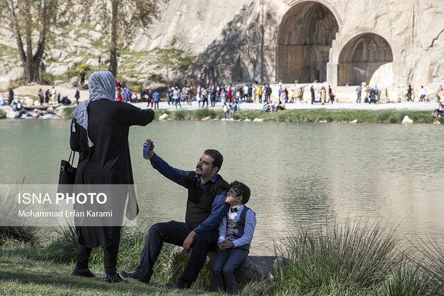 ۵۳هزار نفر از طاق‌بستان دیدن کردند/ افزایش ۴۰درصدی بازدیدکنندگان از بیستون