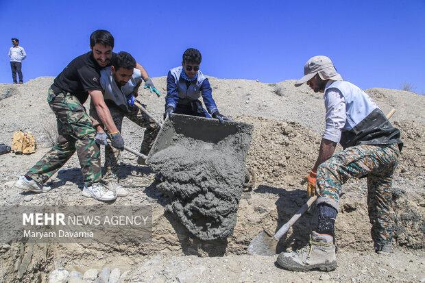 شرکت ۱۰۰ دانشجوی بسیجی کرمانشاهی در اردوی جهادی نوروزی