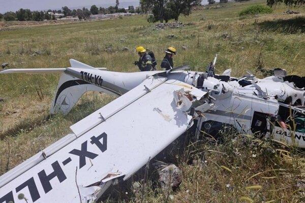 سقوط هواپیمای رژیم صهیونیستی در شمال فلسطین اشغالی