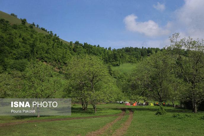 حال و هوای بهاری در روستای «استخرگاه»