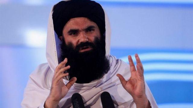 سراج‌الدین حقانی، رهبر شبکه حقانی و وزیر داخله طالبان می‌گوید ' آمریکا اکنون دشمن ما نیست'