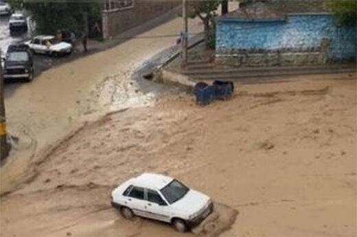 تخلیه روستاهای شرق تهران/ ۱۴ خودرو را آب برد و یک نفر در سیل کشته شد