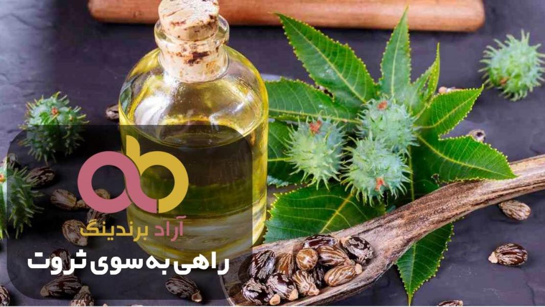 روغن کرچک خام تقویت کننده شیراز