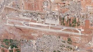 تصاویر ماهواره‌ای از حمله اسرائیل؛ باند و تاسیسات نظامی فرودگاه حلب آسیب دید