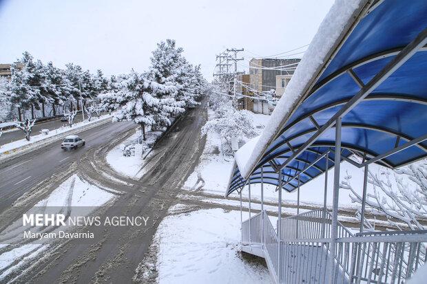 تردد روان در خیابان های شهر تبریز