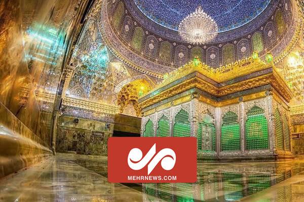 فیلم آخرین حضور حاج قاسم در سامرا و غبار روبی حرم امام هادی(ع)