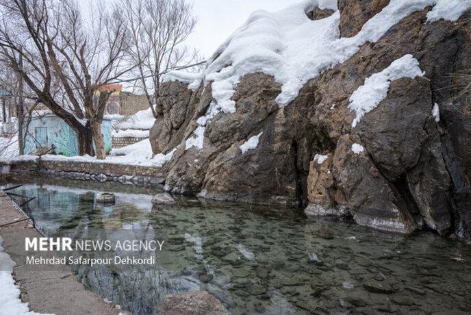 طبیعت زمستانی گرداب بن