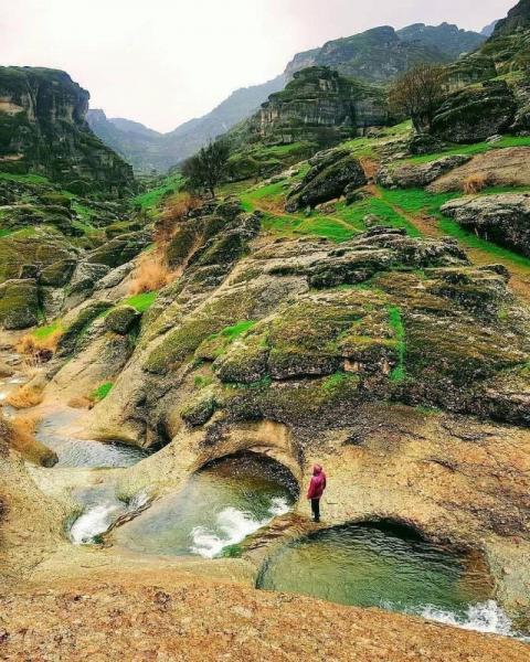 نمایی زیبا از مخمل کوه لرستان