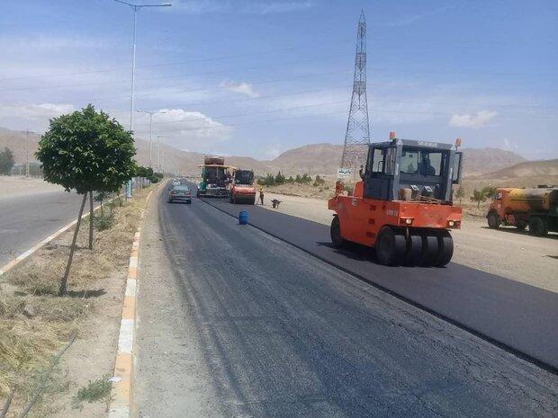 بهره مندی ٣ روستای محروم آسفیچ بهاباد از راه مناسب و آسفالته