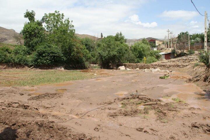 آخرین وضعیت روستای سیل زده «نهوج» در اردستان