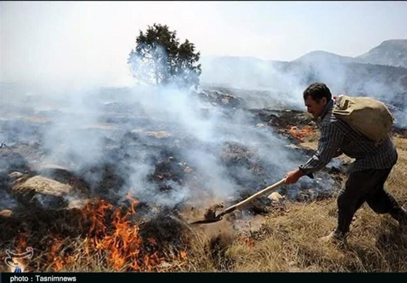 آتش‌سوزی در جنگل‌های شرق ‌استان گلستان