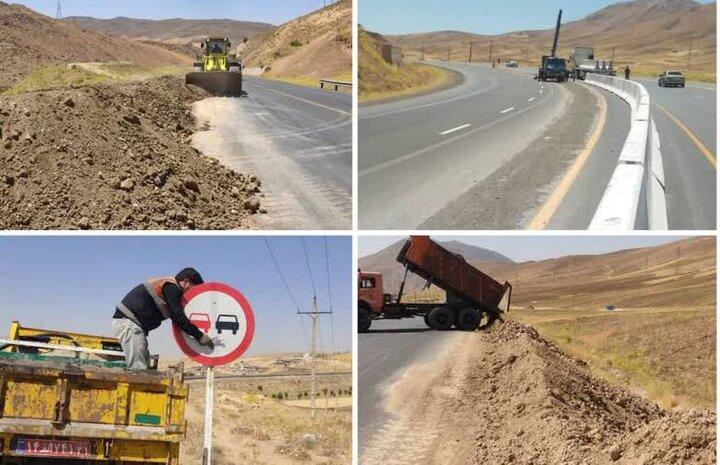 ۲ نقطه حادثه‌خیز در جاده‌های دلفان ایمن‌سازی شد