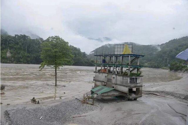 سیل در شمال شرق هند، خسارات گسترده برجای گذاشت