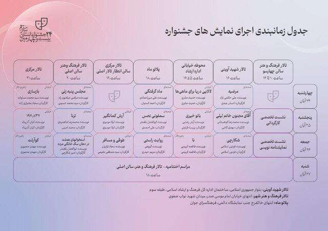 برنامه اجرای نمایش‌های جشنواره استانی تئاتر قم اعلام شد