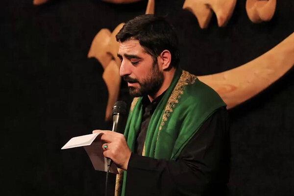 سید مجید بنی فاطمه در مسجد امیر(ع) مداحی می کند