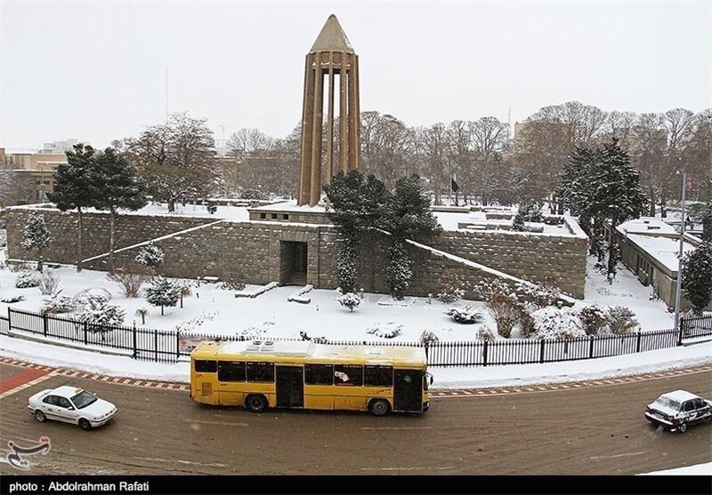 دمای هوای همدان به منفی پنج درجه رسید