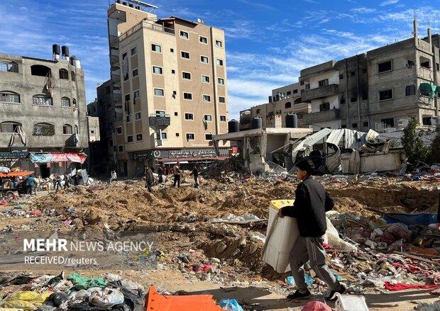 مخالفت سازمان ملل متحد با کوچ دادن اهالی غزه به کشورهای ثالث