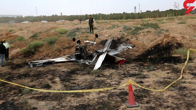 جان باختن معلم خلبان و دانشجوی پرواز آموزشی