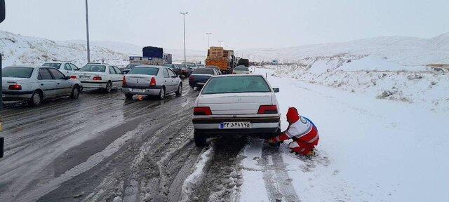 کاهش دید و لغزندگی محورهای آذربایجان‌غربی