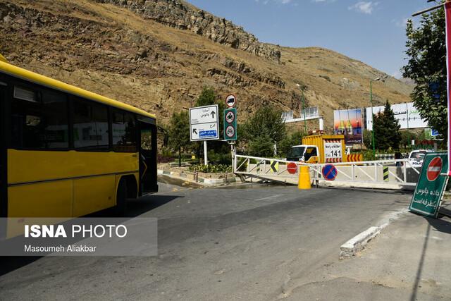 تردد وسایل نقلیه از محور شمال به جنوب چالوس «ممنوع» شد