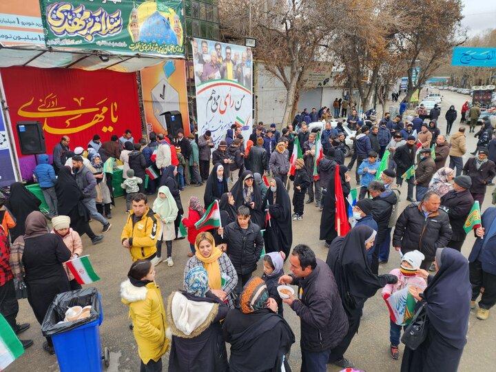 راهپیمایی نیمه شعبان در بجنورد برگزار شد