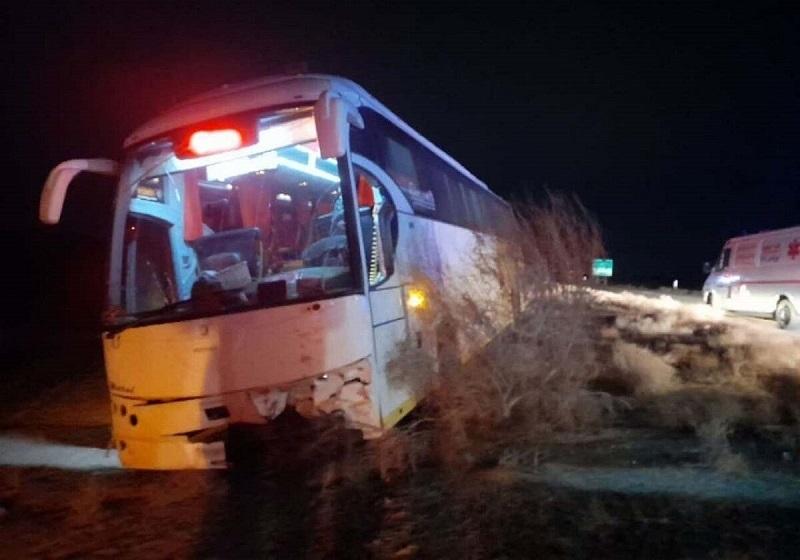 انحراف اتوبوس در جاده سربیشه - نهبندان با ۲۲ مصدوم